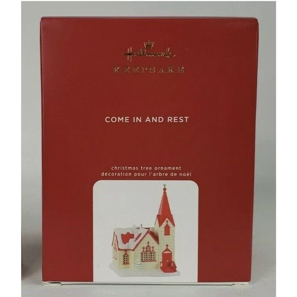 Hallmark Keepsake Ornament 2020 ~ Come In and Rest Church